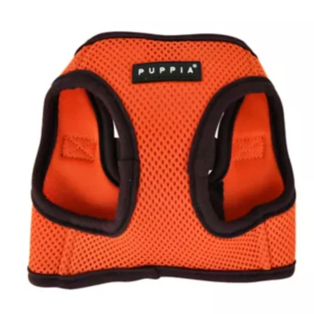 Puppia Soft Step-in Vest Harness for Dogs In Og Orange